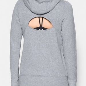 Under Armour French Terry Open Back Warm-Up